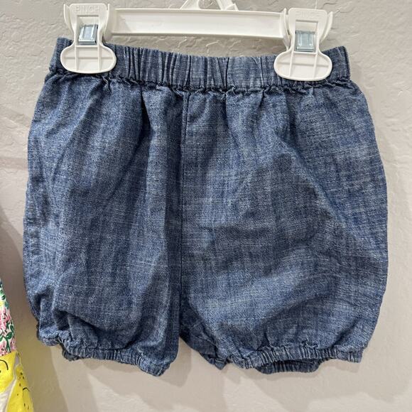 Next Floral Lemons Chambray Dress & Bloomers Outfit - Picture 6 of 12